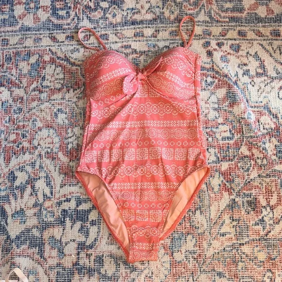 Robin Piccone Isla Bandeau One Piece Swimsuit SZ 6 NWOT - Picture 2 of 5